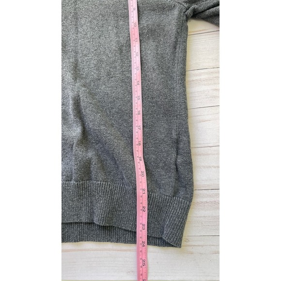 Armani Exchange Gray Sweater with Double Zippers - Size Small - Picture 9 of 11